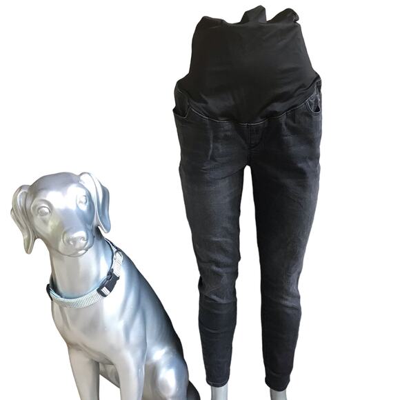 LOFT Light Black/Gray Maternity Jeans Women’s Size 8 M - Picture 2 of 7